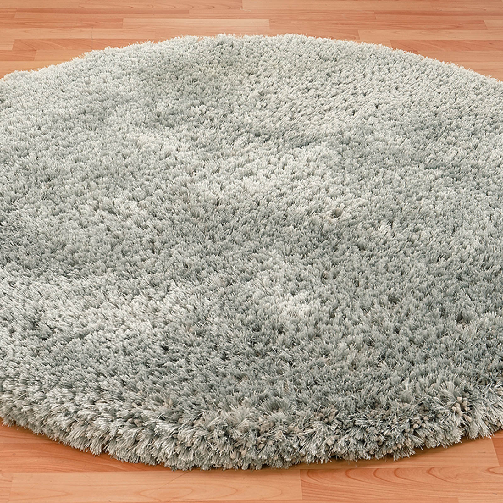 Revival Circlular Shaggy Rugs In Quarry